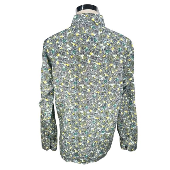 Jared Lang Paisley Shirt Mens 3XL XXXL Multicolor Cotton Button Up Long Sleeve - Picture 5 of 10